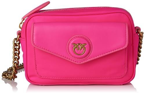 Pinko, GATE CAMERA CASE RECYCLED NYLO Donna, N17Q_PINK ANTIQUE GOLD, One (x1S)