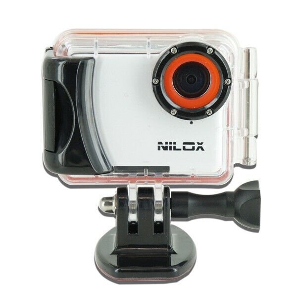 Nilox Mini Action Cam HD Ready 720p, 30 fps, Bianco