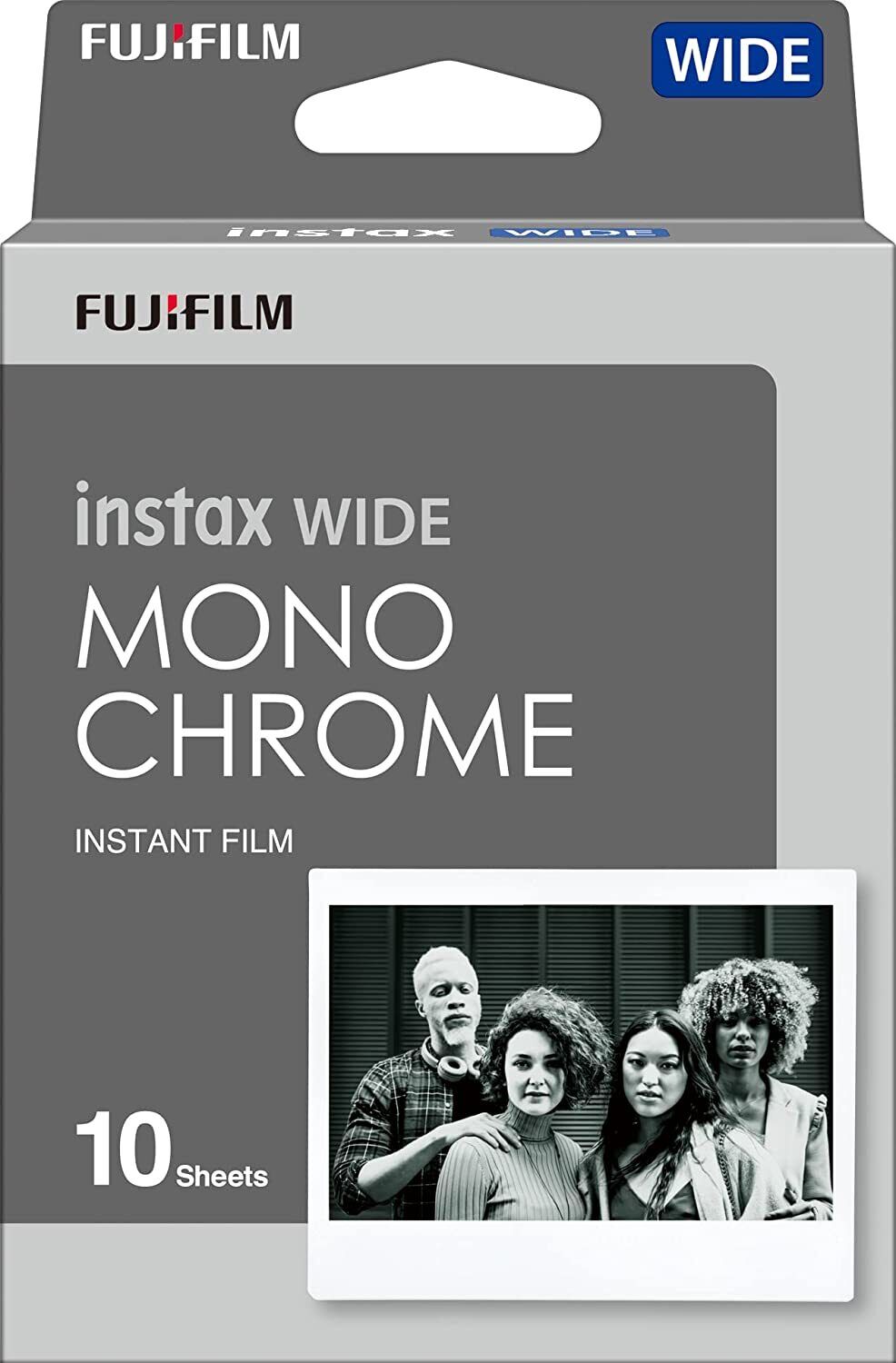 PELLICOLA FUJIFILM INSTAX WIDE MONO CHROME 10 POSE