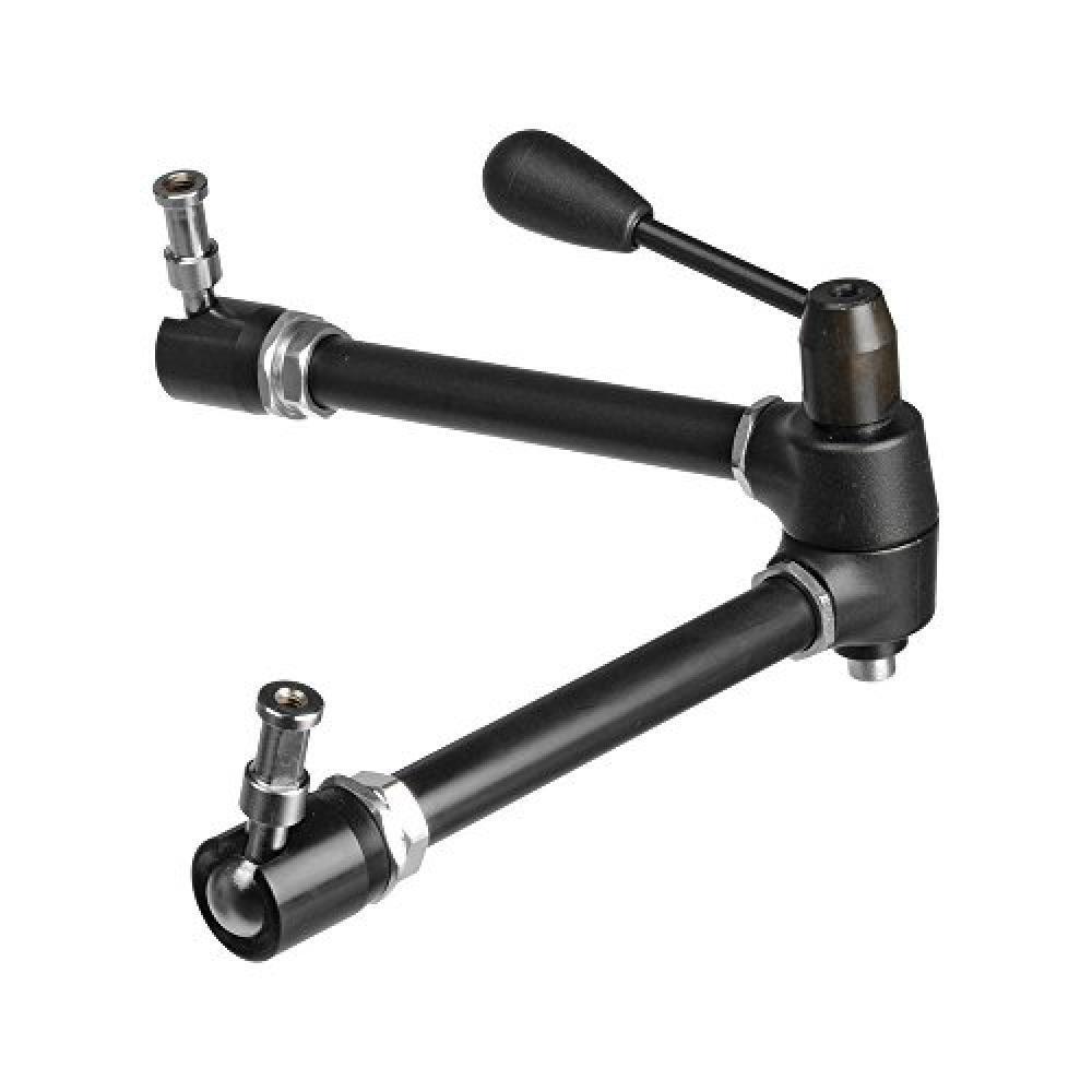 Manfrotto 143N Magic Arm Braccetto con Frizione Variabile a Leva, in Alluminio,