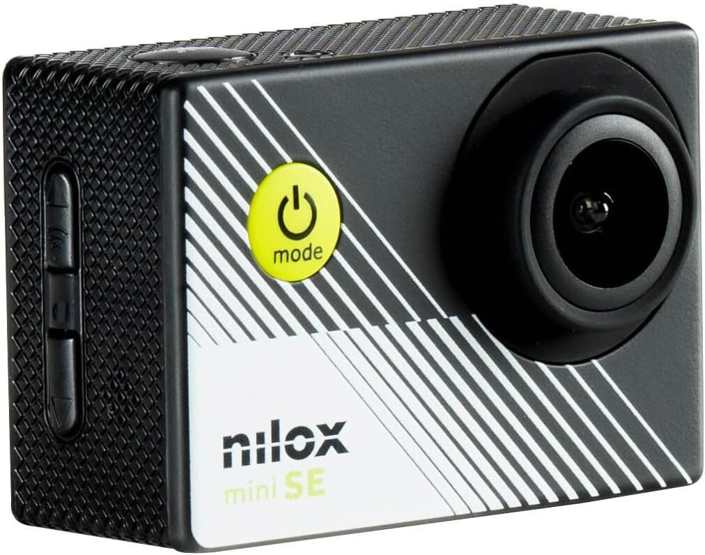 Nilox Action Cam Mini-SE,4k WiFi con Risoluzione 4K/30 fps,memoria 64 GB