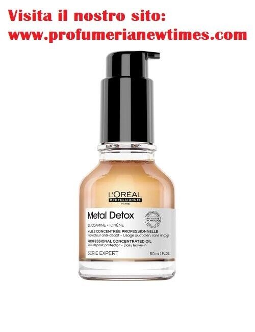 L'Oreal Serie Expert Metal Detox Olio Concentrato Per Capelli Danneggiati 50ml