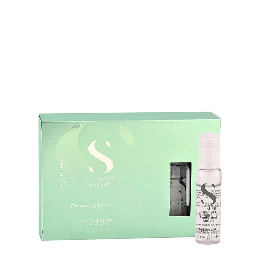 Alfaparf Milano Semi Di Lino Scalp Renew Energizing Lotion 12x10ml - fiale