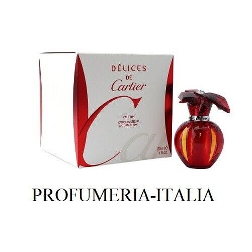 CARTIER DELICES DE CARTIER PARFUM 30ML - VINTAGE - RARISSIMO - NUOVO E SIGILLATO
