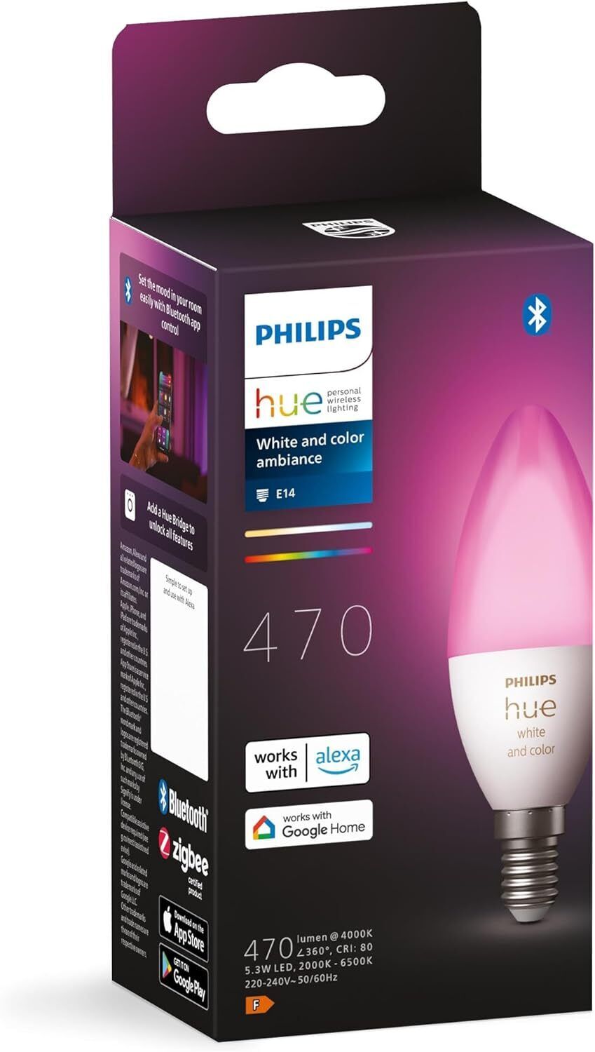 Philips Hue White and Color Ambiance Lampadina 1 Unità (Confezione da 1)