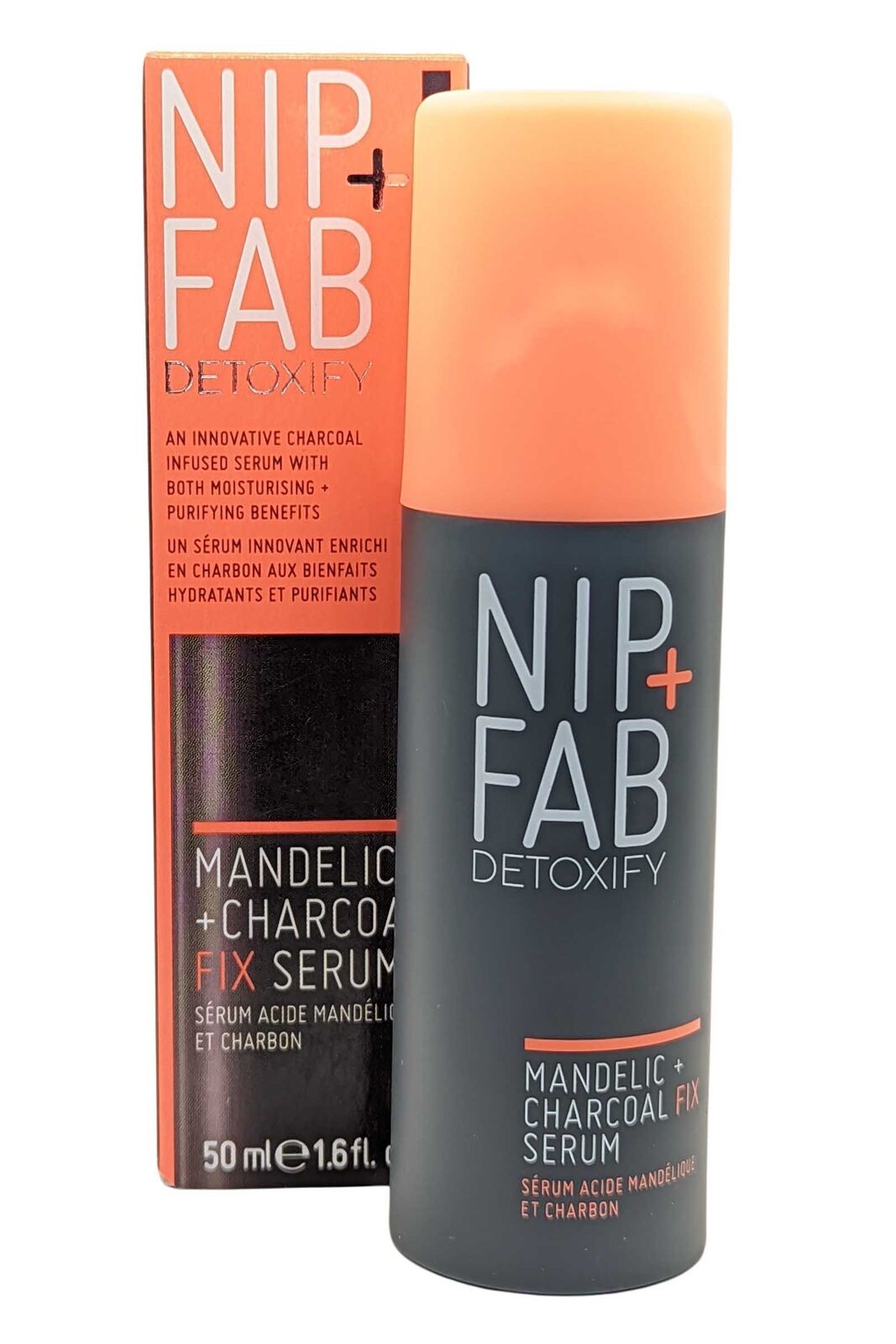 Nip+Fab Fissante Pelle Siero Mandelico+Carbone 50ml Delicato Esfoliante Step 2