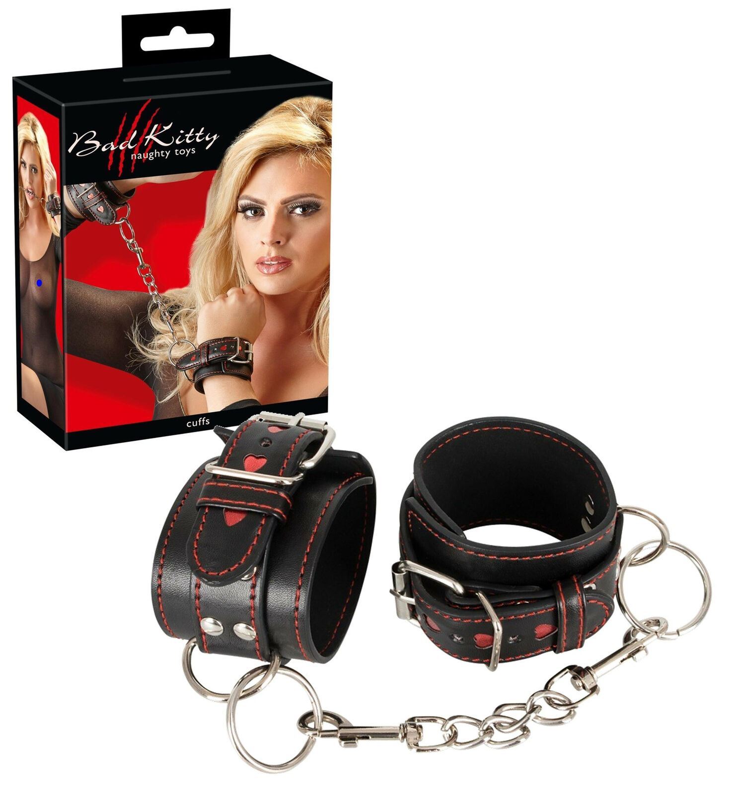 Manette professionali con catena bondage sexy costrittivo polsini sadomaso bdsm