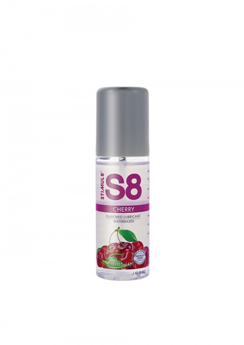 Lubrificante intimo vaginale anale 125 ml ciliegia lube gel crema a base acqua s