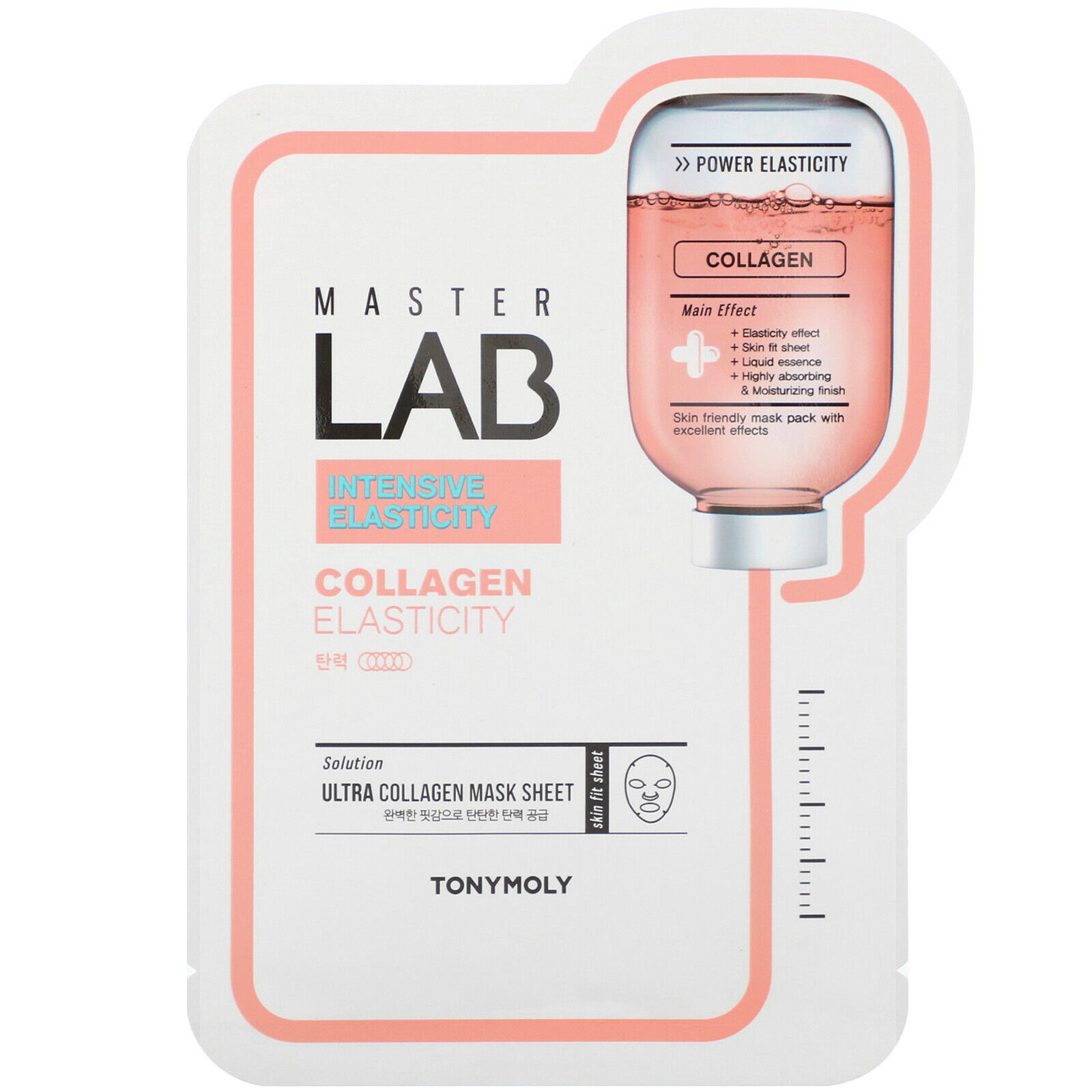 Tony Moly , Master Laboratorio, Collagene Elasticità, 1 Foglio, 19 G