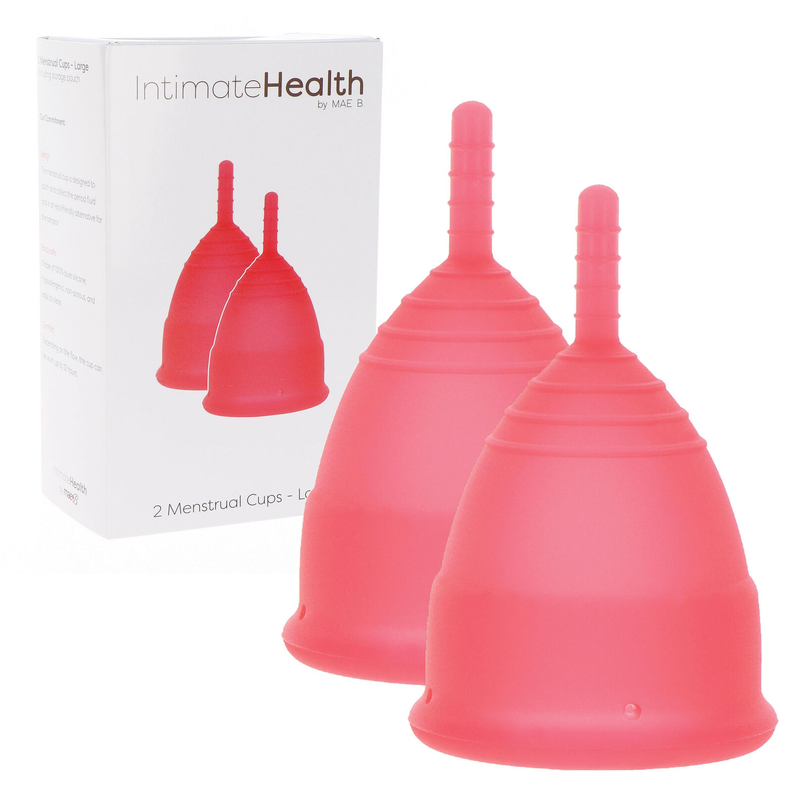 Coppetta mestruale set 2 pz L assorbente interno vaginale in silicone morbido