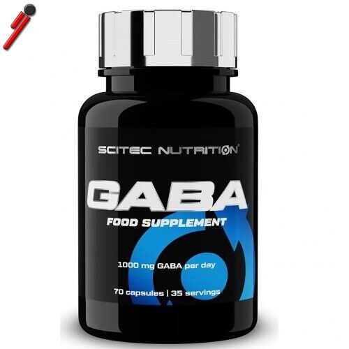 Scitec Nutrition, Gaba, 70 cps  Acido gamma aminobutirrico (GABA)