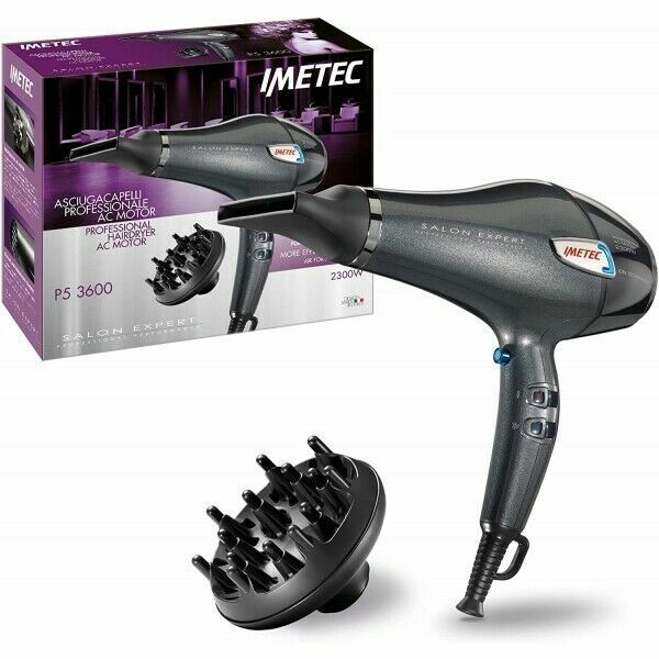 Imetec P5 3600 Salon Expert Asciugacapelli Professionale 2300 W