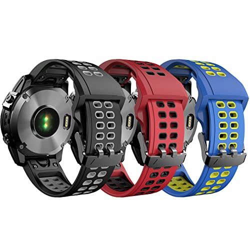 TiMOVO Cinturini Compatibile con Fenix 7X/Fenix 7X Solar/Fenix 6X/6X Pro/Feni...
