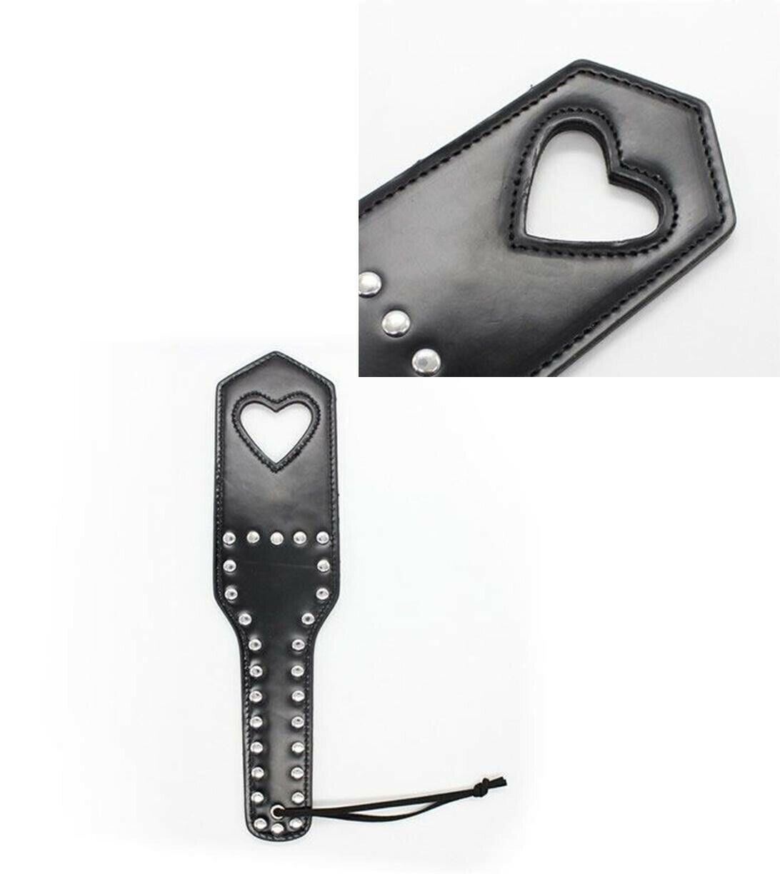Sculacciatore nero bondage spanker black bdsm frusta in pelle sadomaso fetish