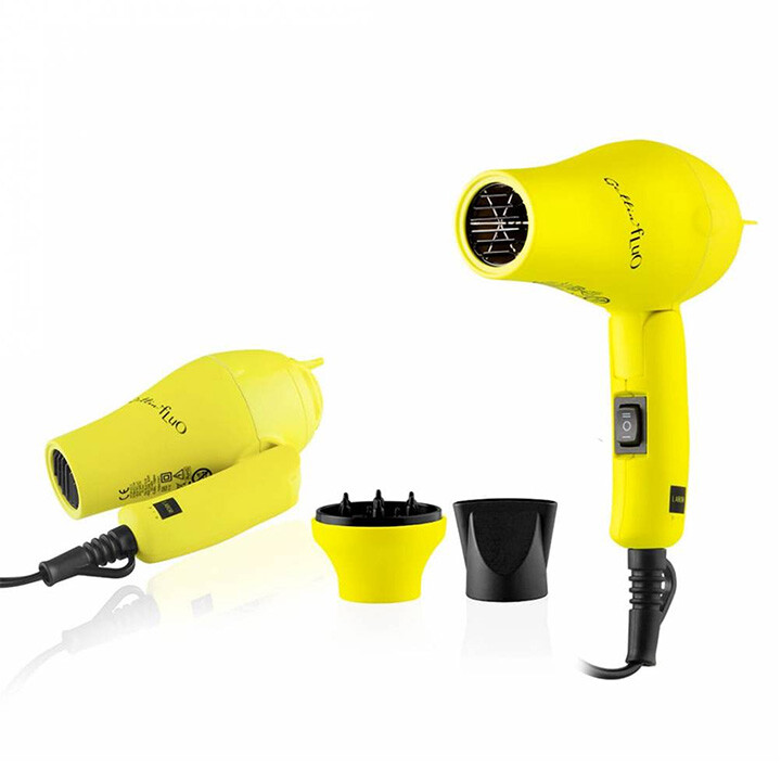 Labor Gettin' Fluo Asciugacapelli Mini Giallo 1000W