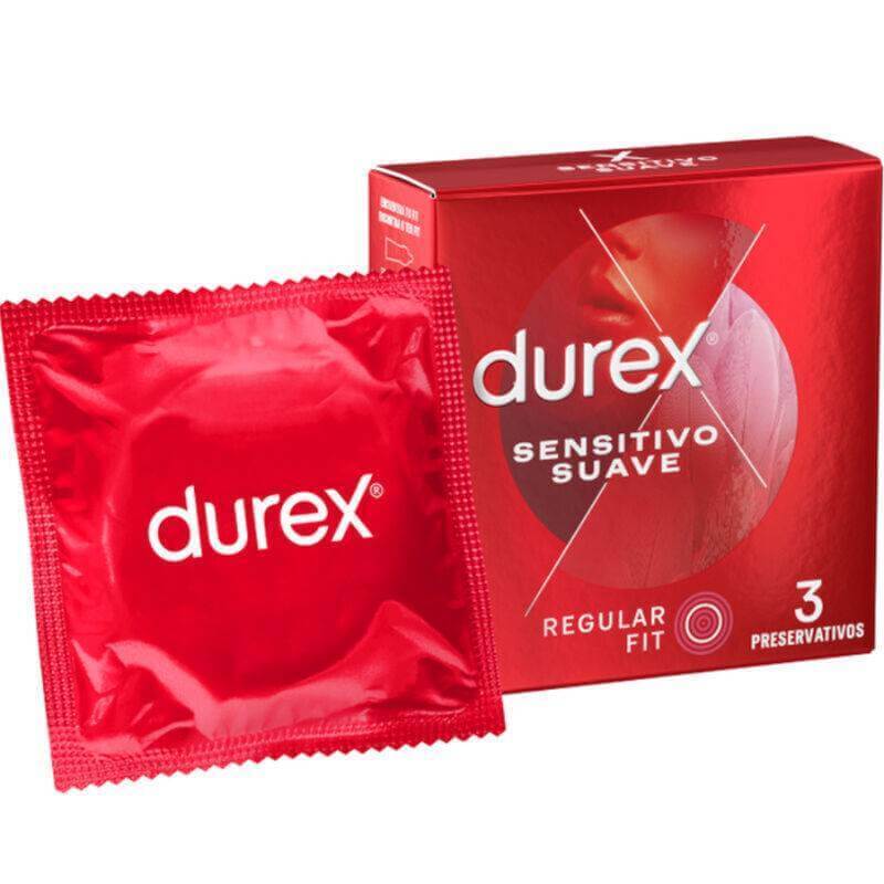 Durex - Preservativi Sensitivo e Suave 3 Unità