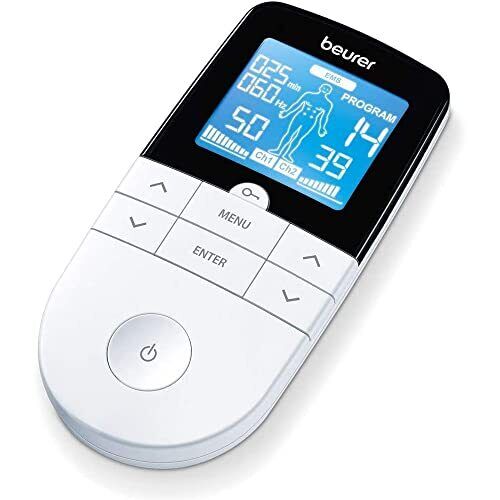 Beurer EM 49 Elettrostimolatore Digitale TENS EMS con Funzione Massaggio Relax,