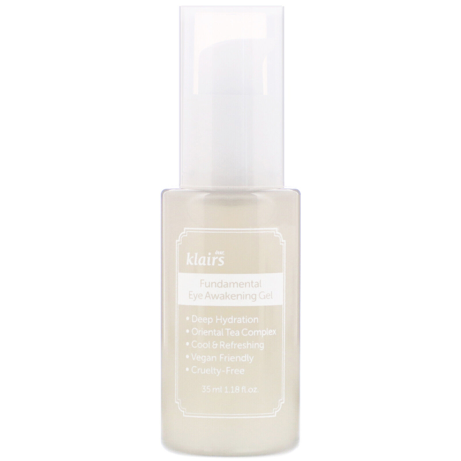 Dear, Klairs, Fundamental Occhio Rivitalizzante Gel, 1.18 Fl OZ (35 ML)