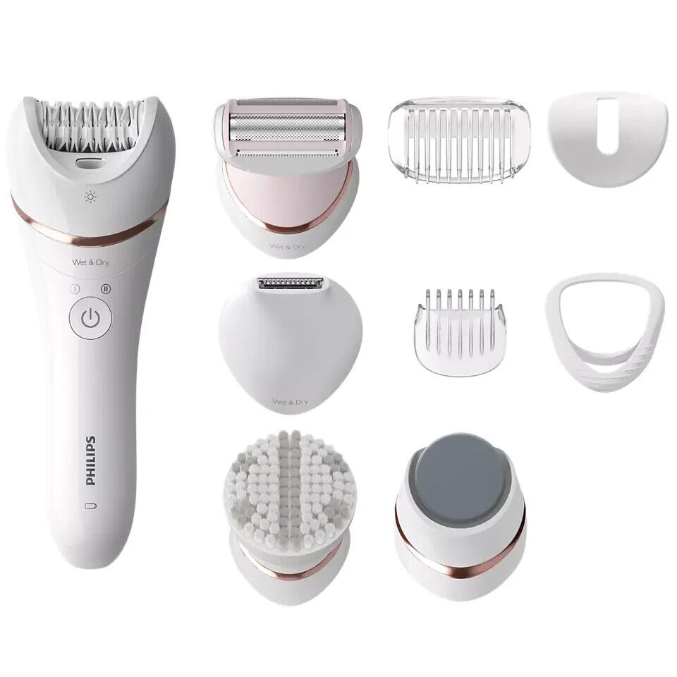 Philips BRE740/10 Epilatore Series 8000 Wet & Dry per Gambe, Corpo / Piedi NUOVO