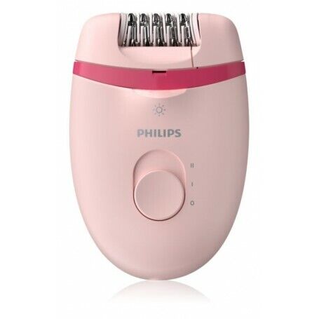 Philips Satinelle Essential BRE285 Epilatore con Filo e 7 Accessori