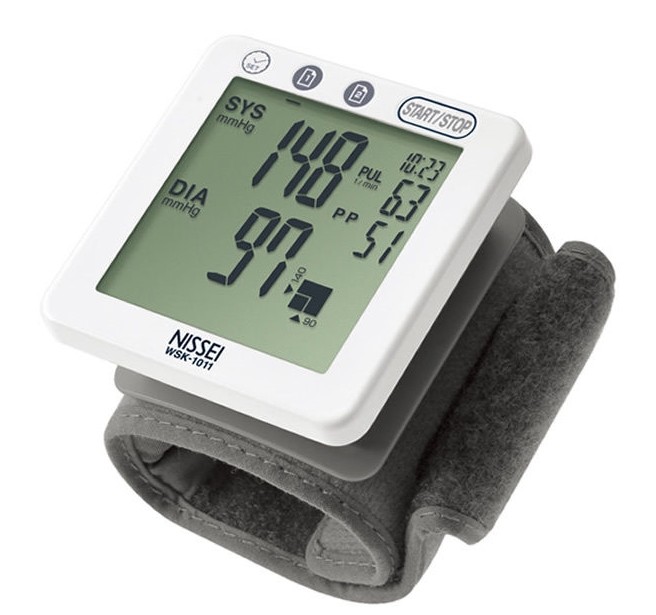 NISSEI   WSK-1011  -  MISURATORE  DI  PRESSIONE  DA  POLSO  -  SFIGMOMANOMETRO