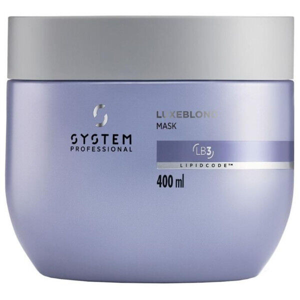 System Professional Luxeblond Mask 400ml maschera antigiallo capelli biondi bian