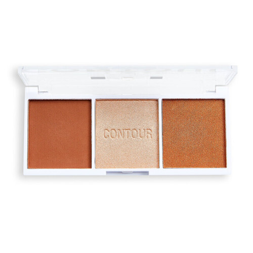 Makeup Revolution Palette Trio Colour Play per Contouring, 6 g, Donna, Baked Sug
