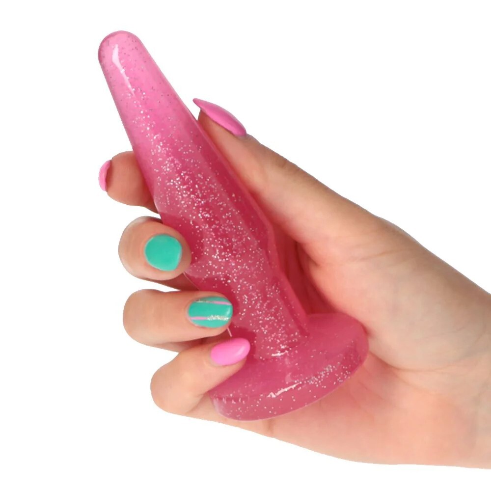Plug Dildo Tappo anale dilatatore sfintere stimolante retto con Glitter sextoy