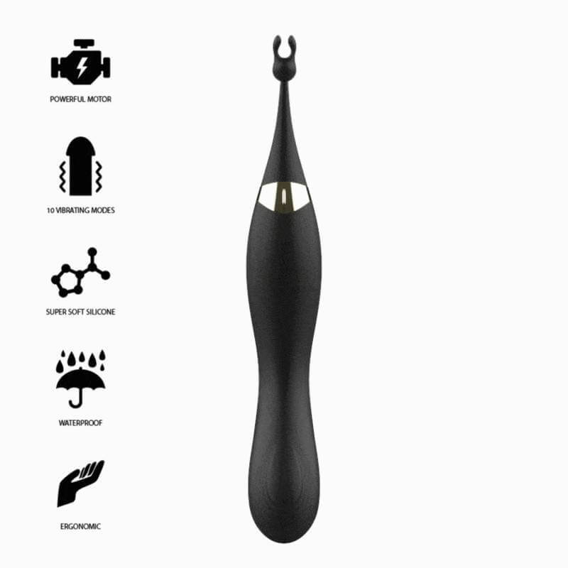 Ibiza Interchangeable Clitoral Stimulator And Pulsation G Spot Vibrator