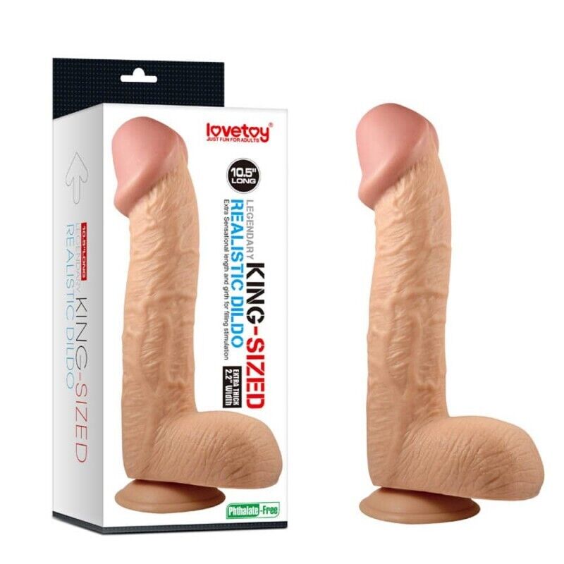 HUGE DILDO REALISTICO GIGANTE BIG FALLO ENORME CON VENTOSA PENE XL XXL SEX TOYS