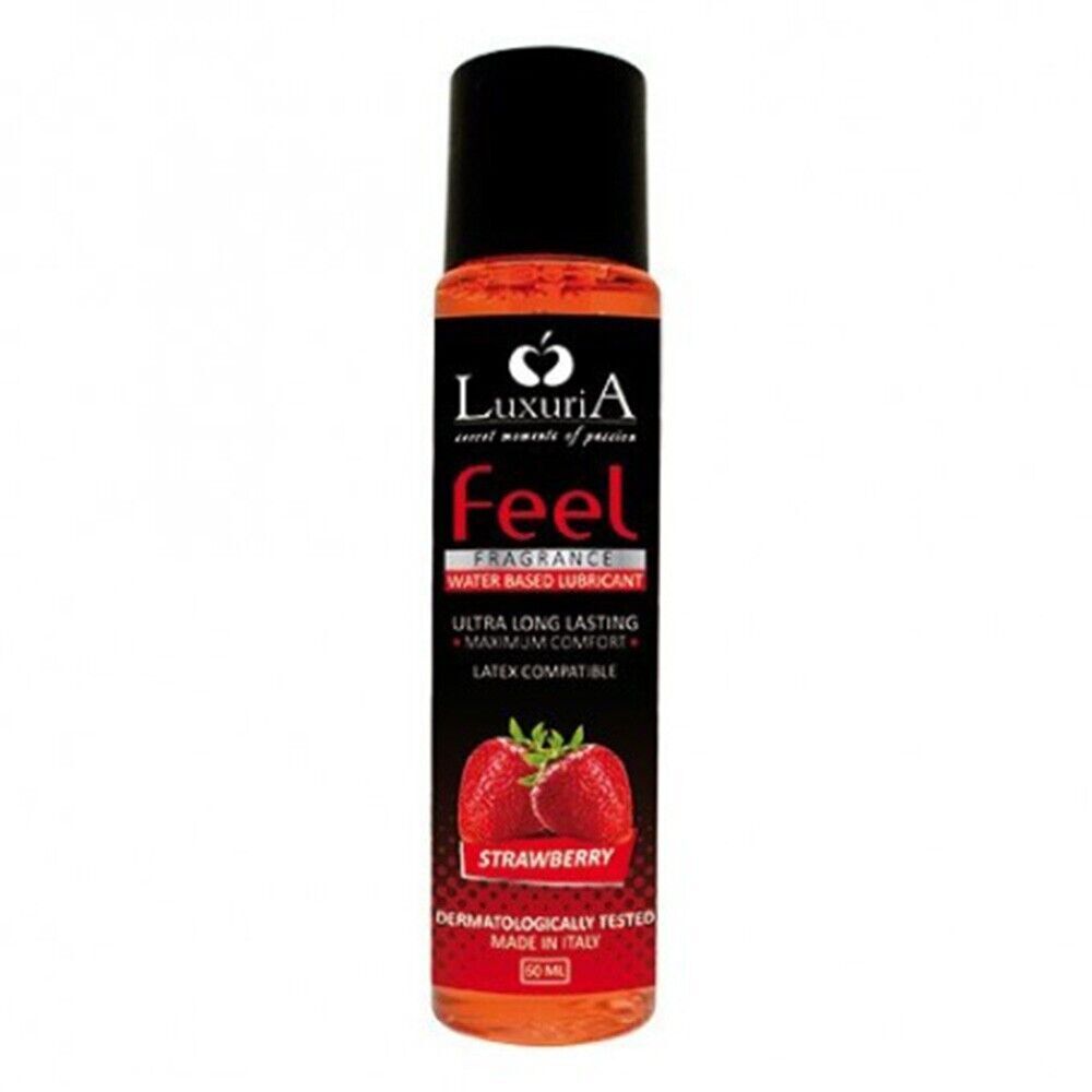 Lubrificante rapporti intimi gel personale aromatizzato Fragola 60ML base acqua