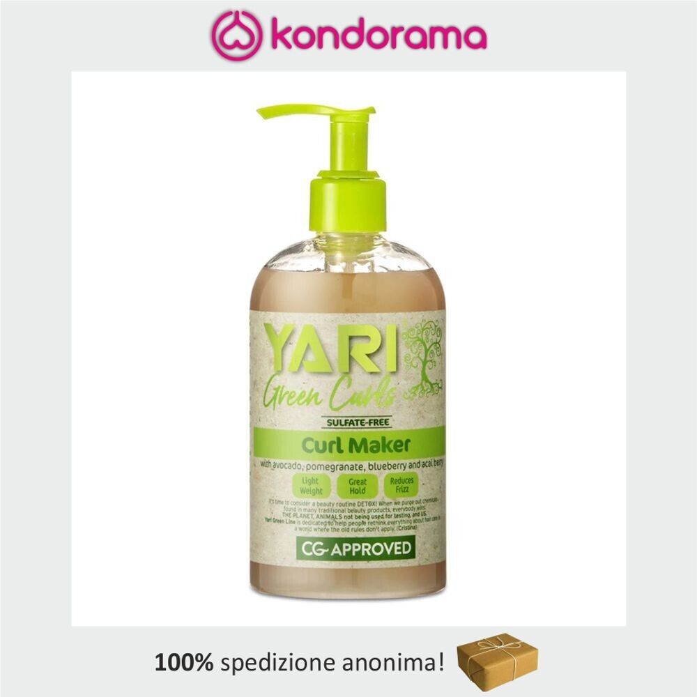 YARI GREEN CURLS maker 384 ml avocado pomegranate blueberry acai berry capelli