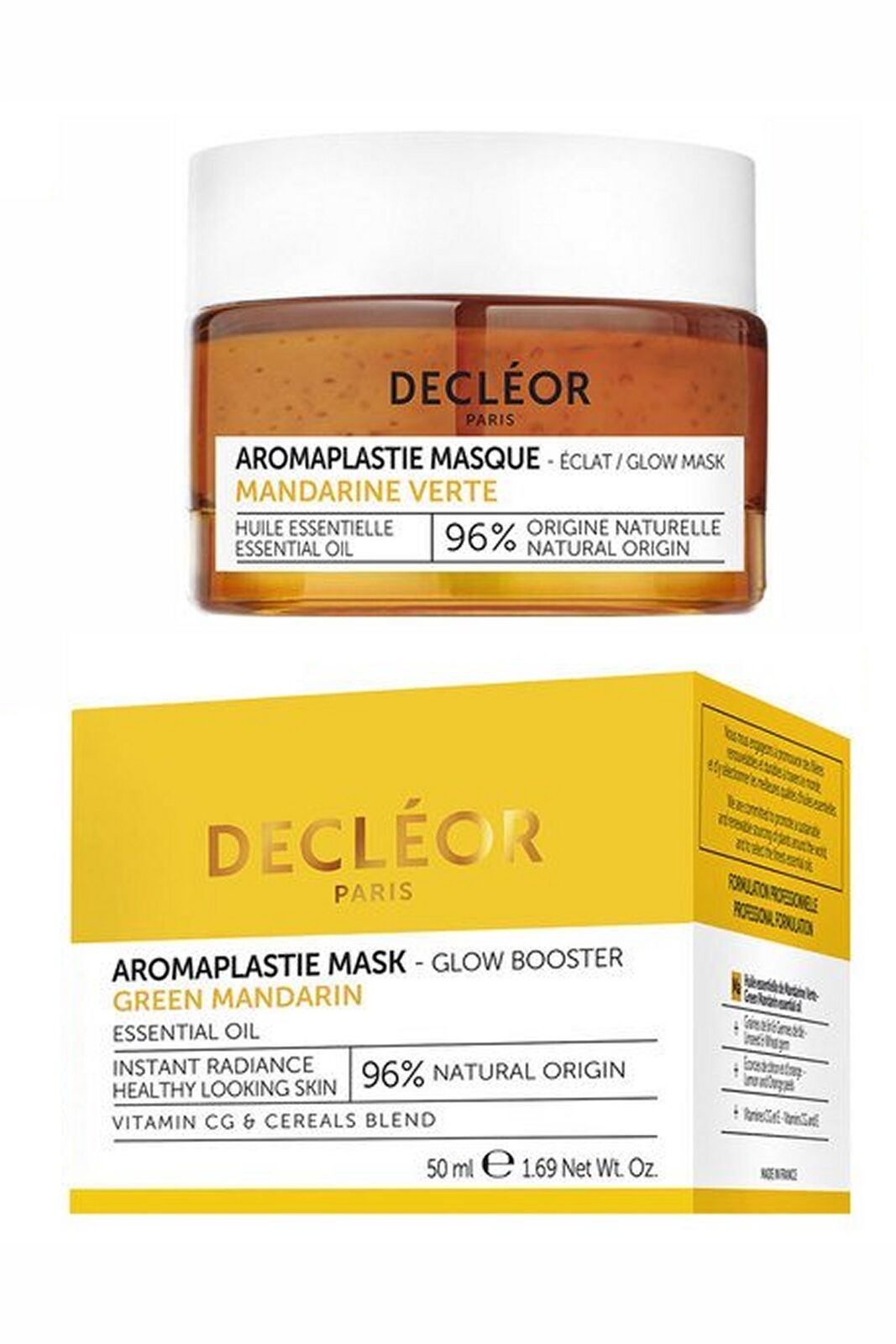 Decleor Aromaplastie Viso Maschera Istantaneo Splendore 50ml Verde Mandarino