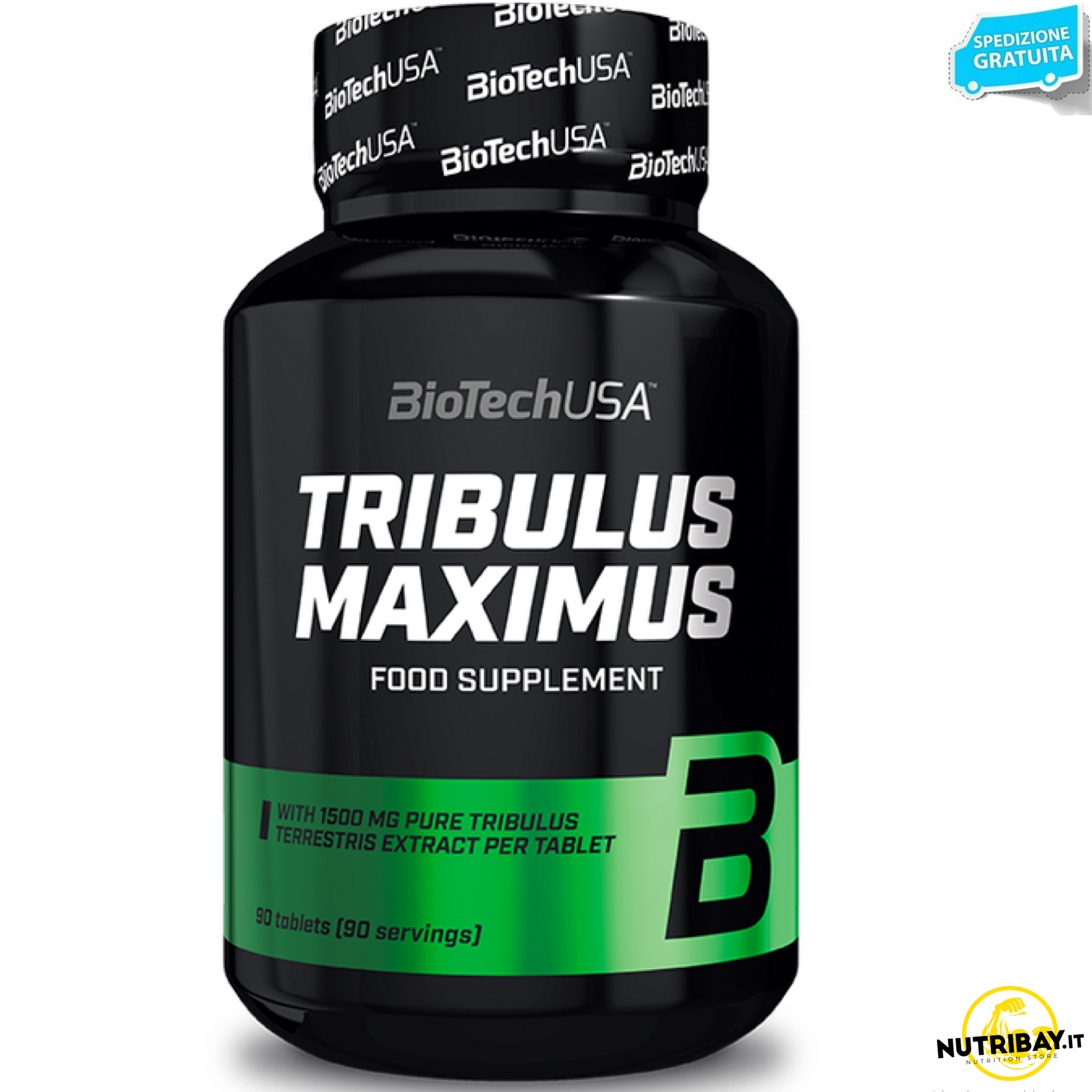 Biotech Usa Tribulus Maximus 90 cpr Integratore di Tribulus Terrestris da 1,5 gr