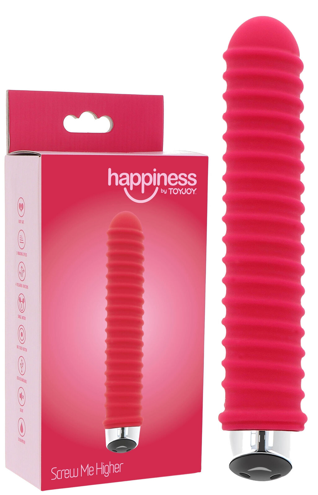 Vibratore ricaricabie in silicone fallo vaginale dildo vibrante anale sexy toys