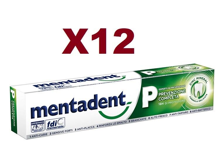 12 MENTADENT P PREVENZIONE COMPLETA 75ML DENTIFRICIO