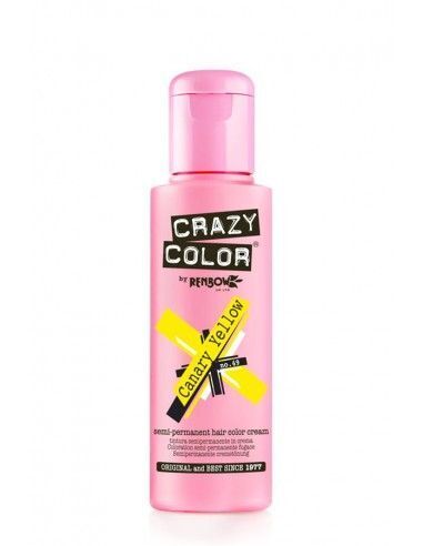Crazy Color Giallo 100 ml - Colore Semipermanente Canary Yellow