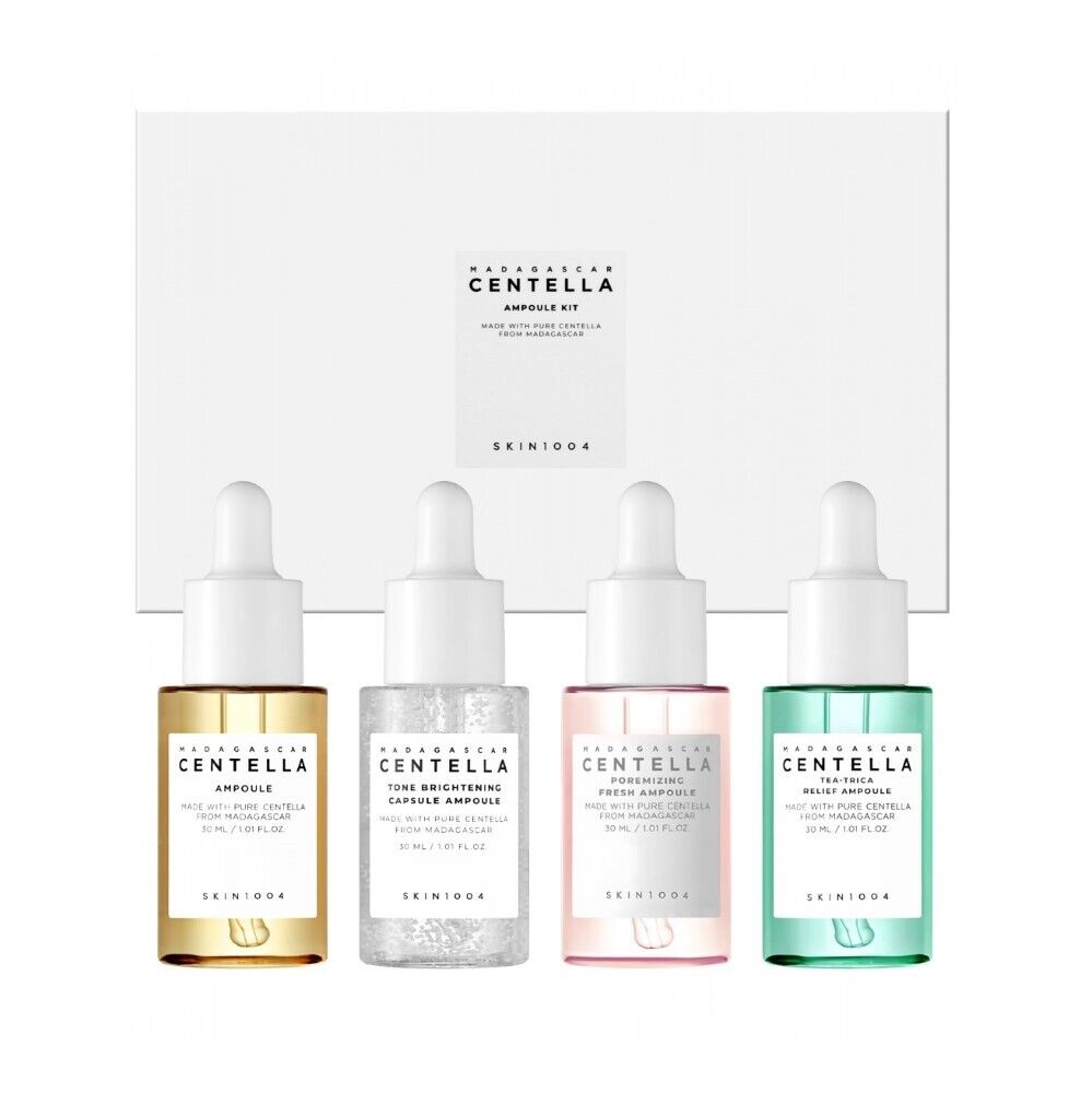 SKIN1004 Kit di fiale per il viso alla centella del Madagascar, 4x30ml