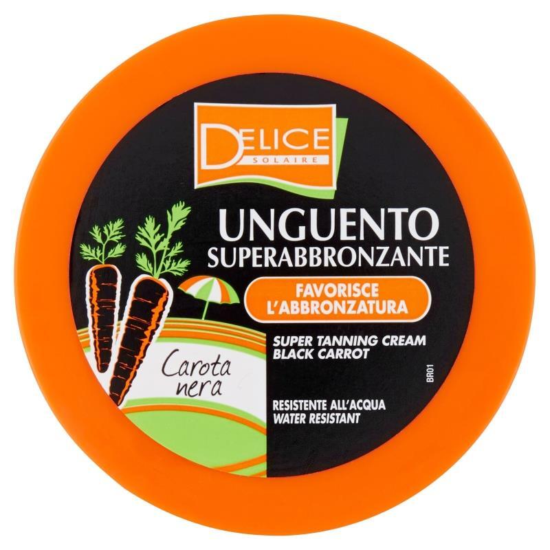 DELICE SOLAIRE UNGUENTO SUPER ABBRONZANTE CAROTA NERA VASO 150 ML
