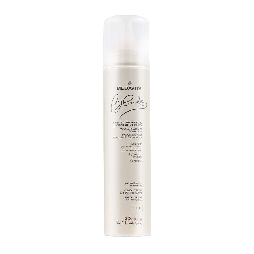 Medavita Blondie Sunset Blonde Enhancing Conditioning Hair Mousse 300ml