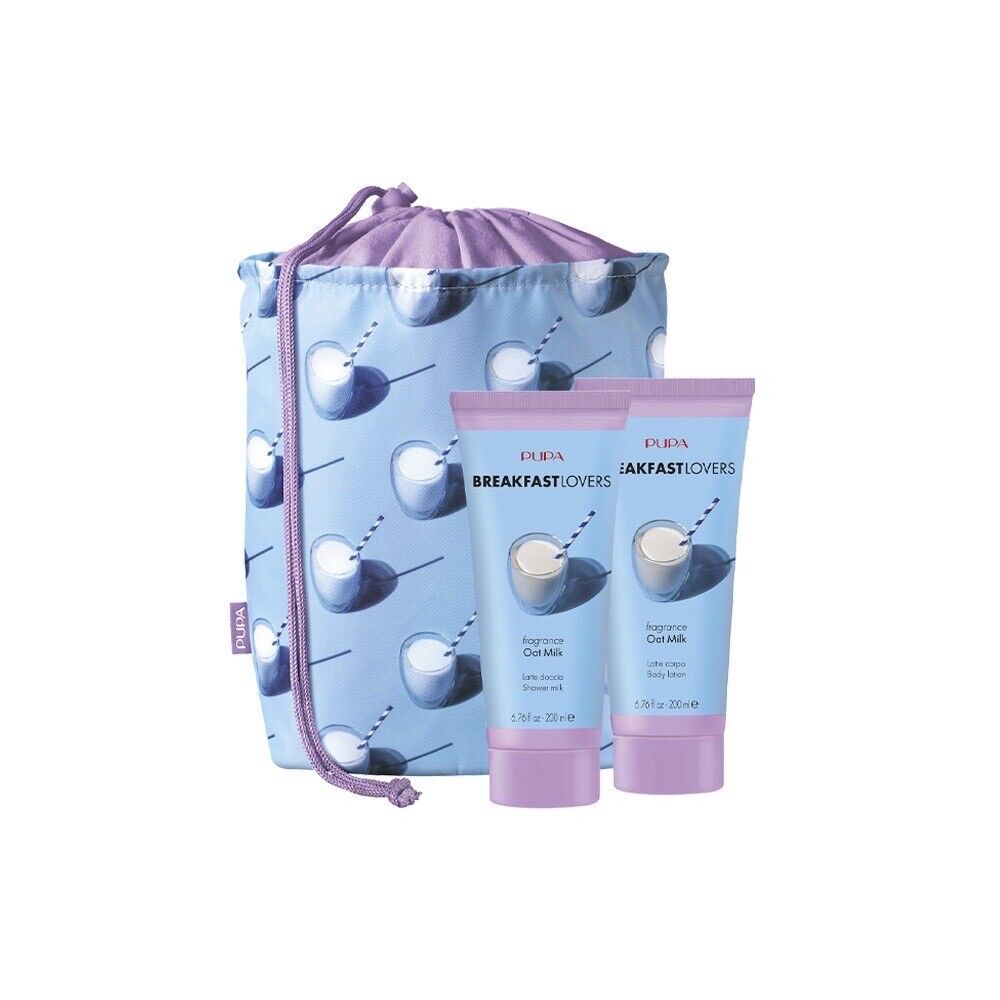 PUPA BREAKFAST LOVERS KIT 1 OAT MILK LATTE DOCCIA 200ML e LATTE CORPO 200ML