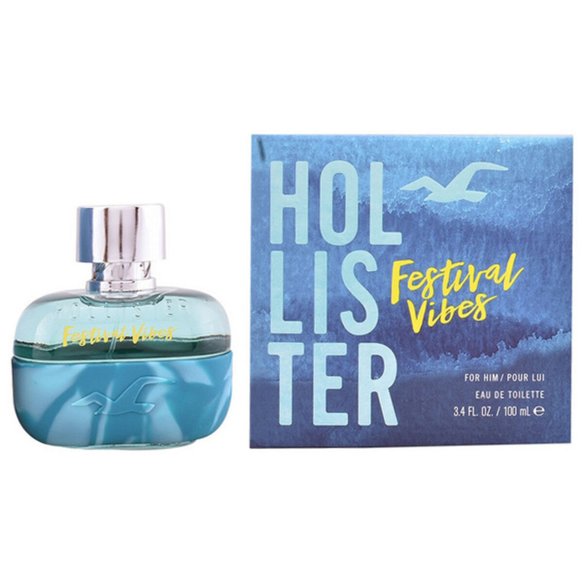 Profumo Uomo Hollister EDT 100 ml Festival Vibes for Him [100 ml]