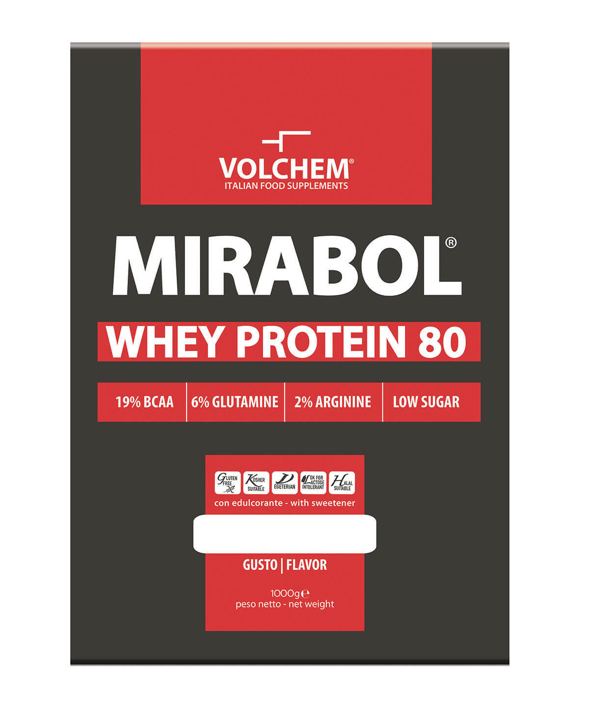 Volchem Mirabol Whey Protein 80 Caffe' 1kg