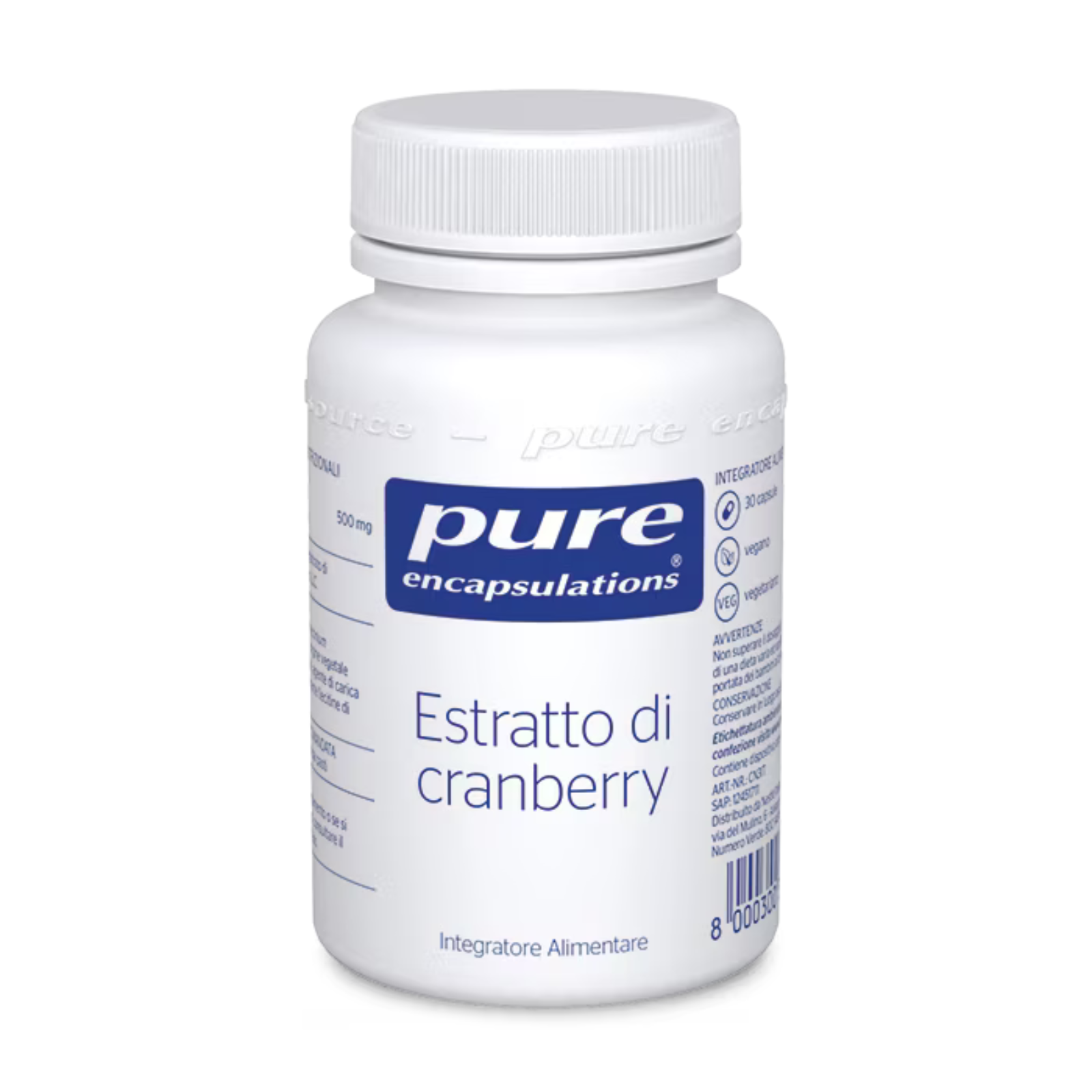 Pure Encapsulations Estratto di Cranberry 30 cps