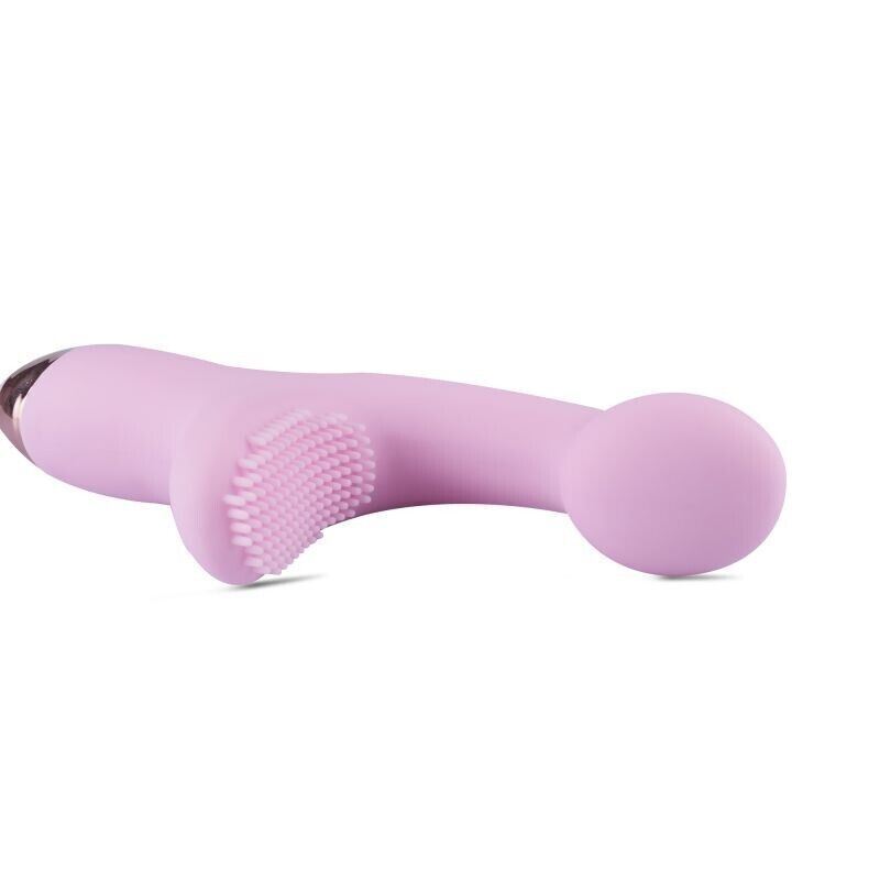 Vibratore in silicone morbido rabbit fallo doppio vibrante clitoride per punto G