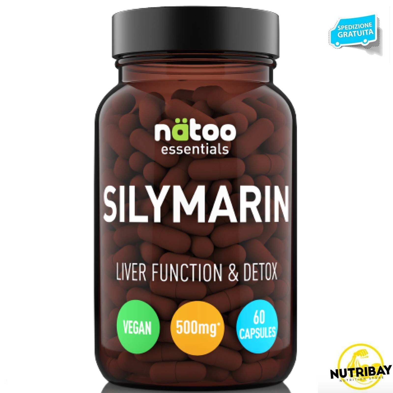 NATOO ESSENTIAL SILYMARIN 60 caps INTEGRATORE DI SILIMARINA