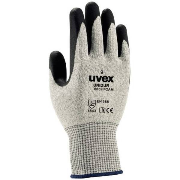 Guanto da lavoro nitrile taglia 7 en 388 uvex unidur 6659 foam 6093807 1 paia