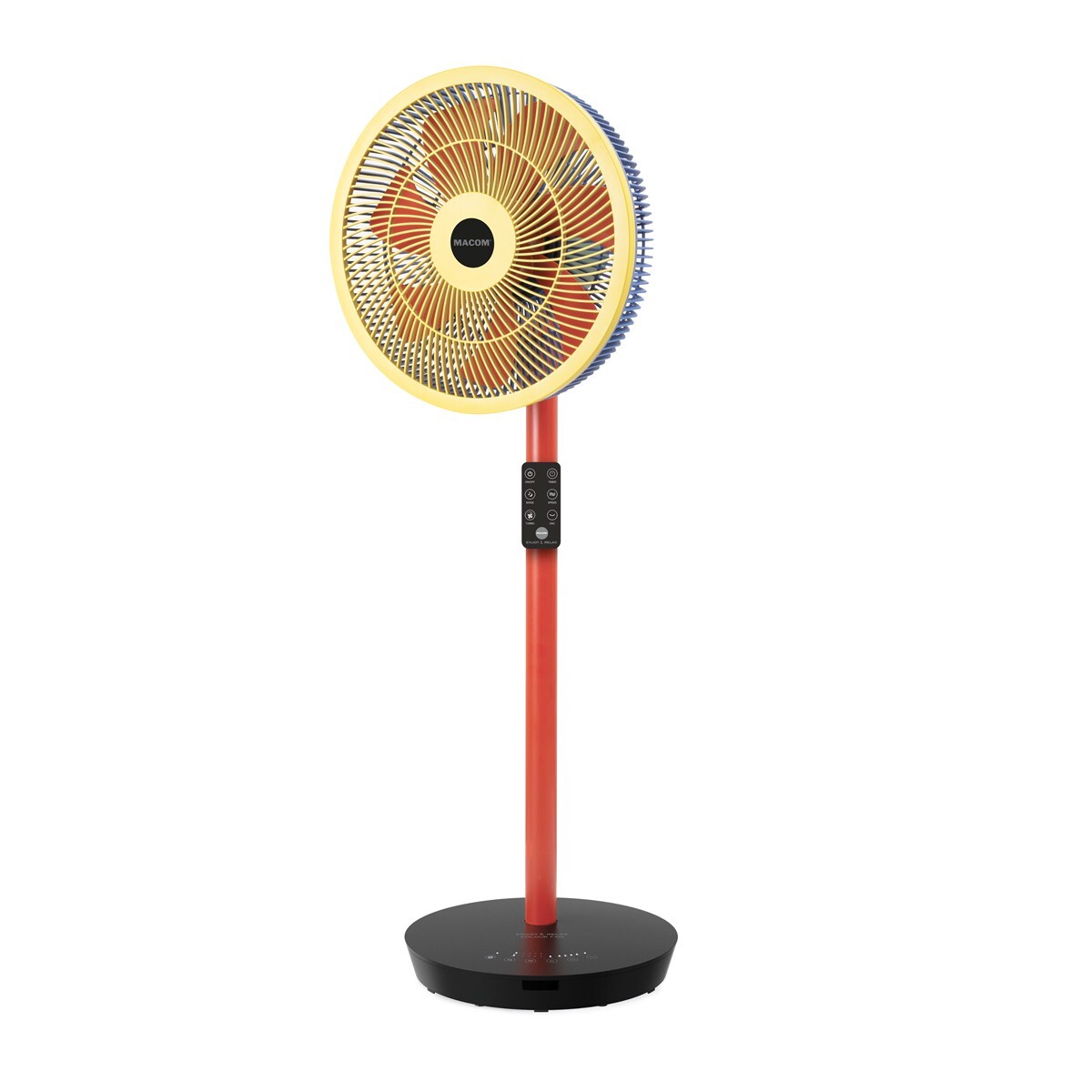 MACOM Enjoy & Relax 982 Colour Fan air circulator. Ventilatore oscillante