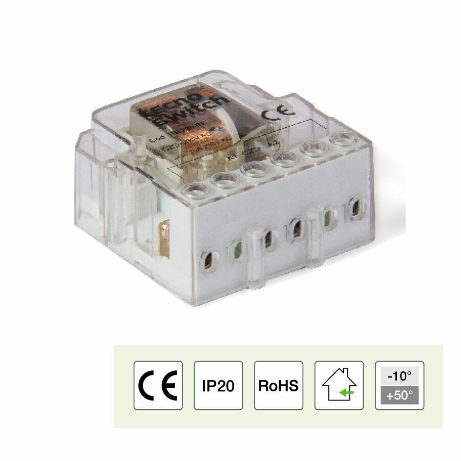 Relè INTERRUTTORE IMPULSI 230V PASSO PASSO RE230IN tipo finder 26018230 26.01