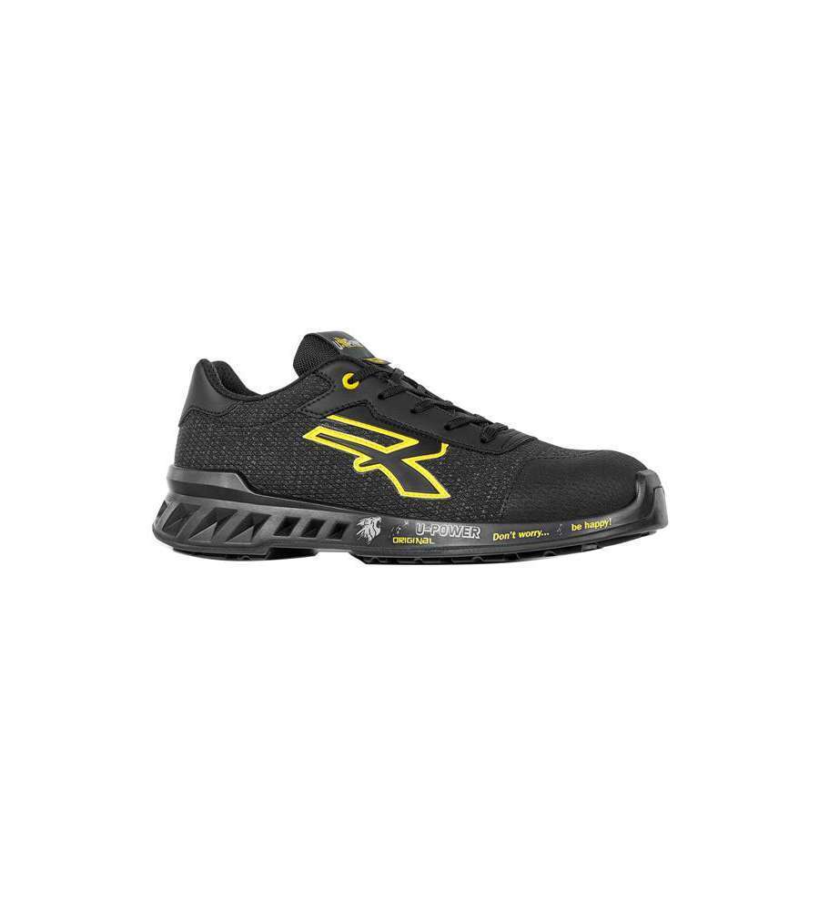 Scarpe Frank Nero/Giallo Basse 41 S1P Upower